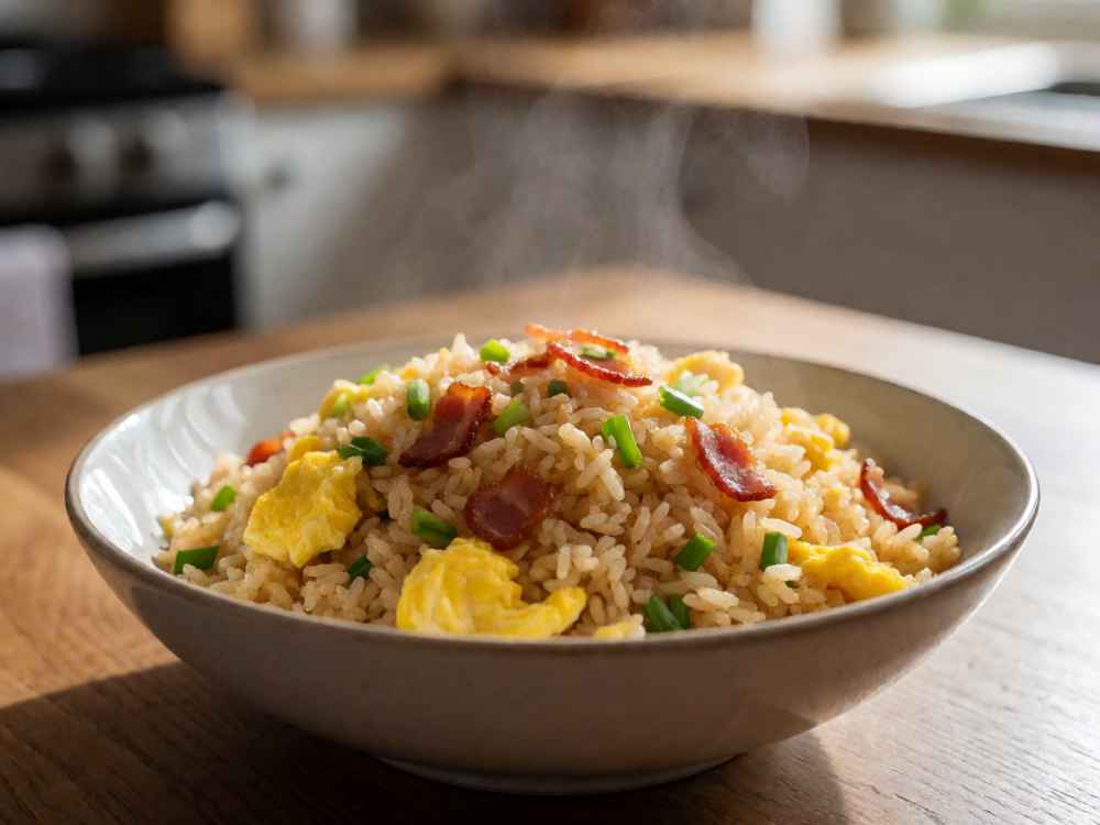 各种美食主播吃蛋炒饭