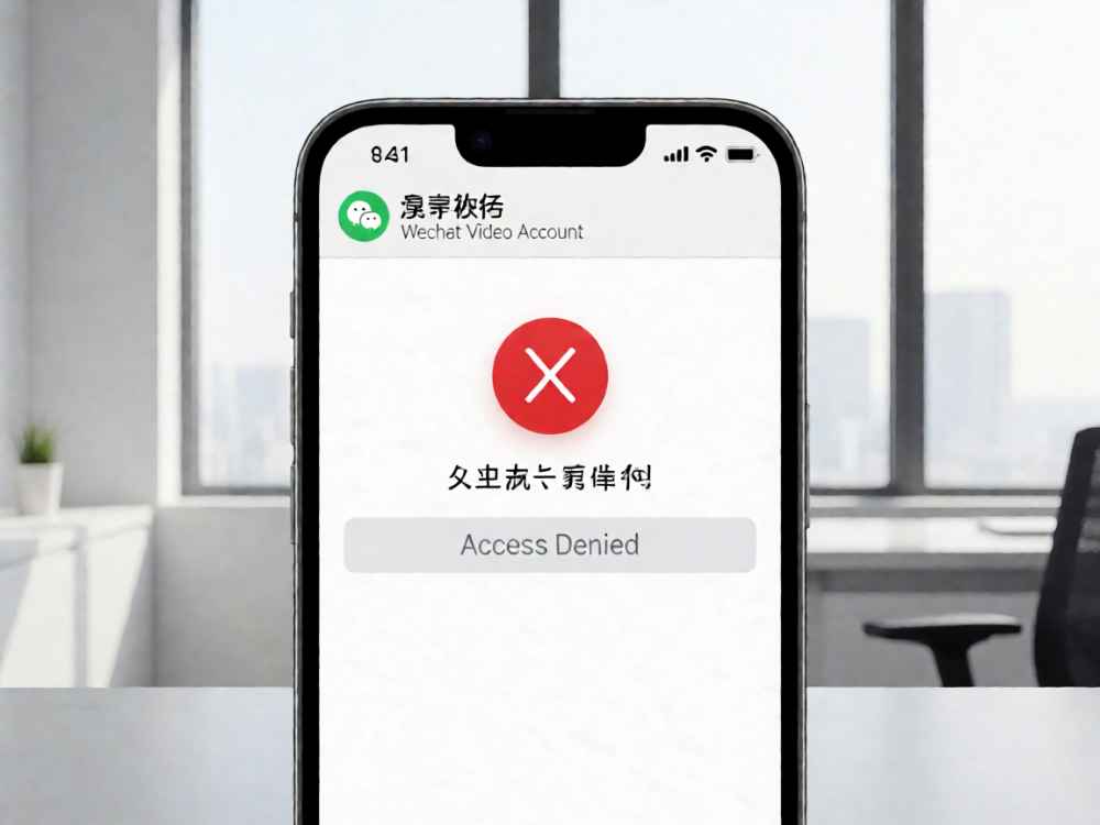 微信视频号怎么访问不了
