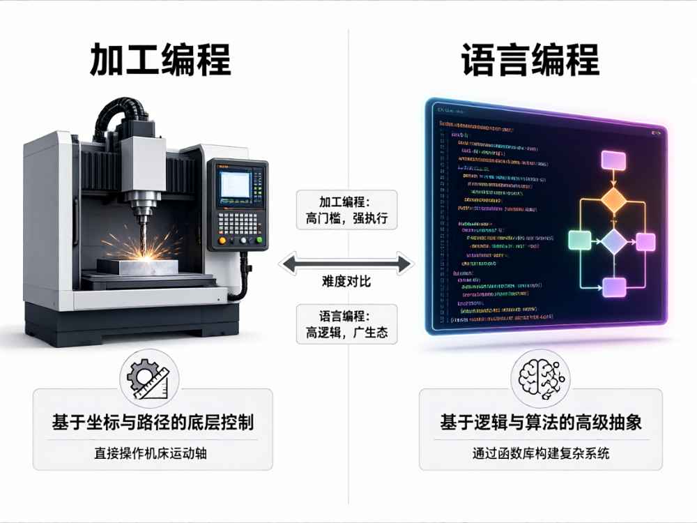 加工编程和语言编程哪个难