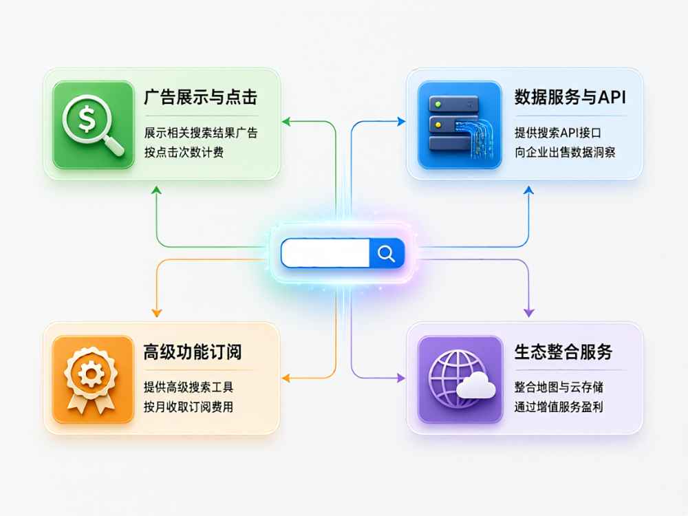 谷歌搜索引擎怎么盈利的