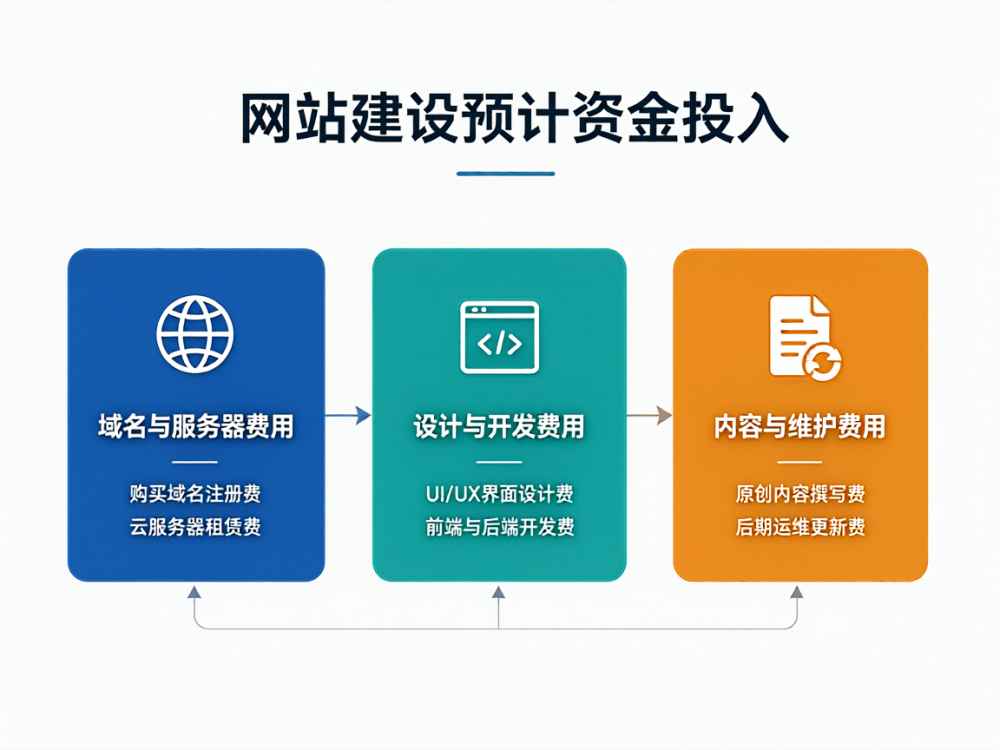 网站建设预计资金投入