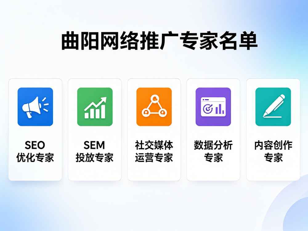 曲阳网络推广专家名单