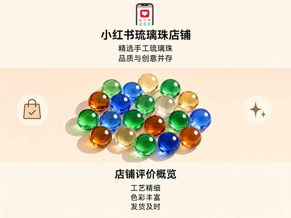 小红书琉璃珠店铺怎么样