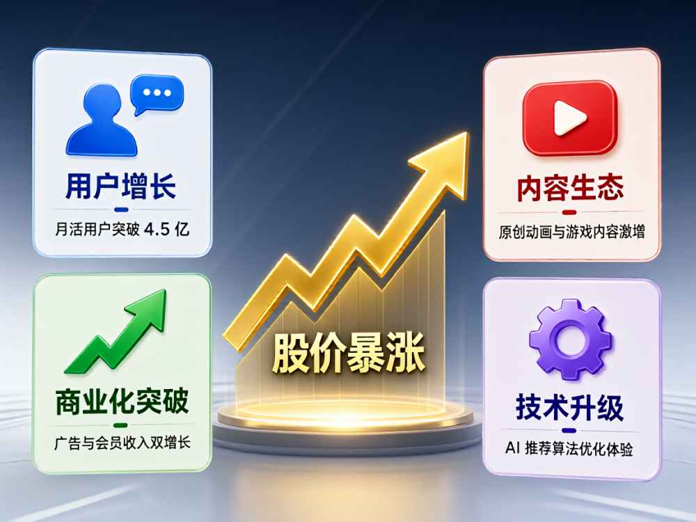 哔哩哔哩股价为什么暴涨了