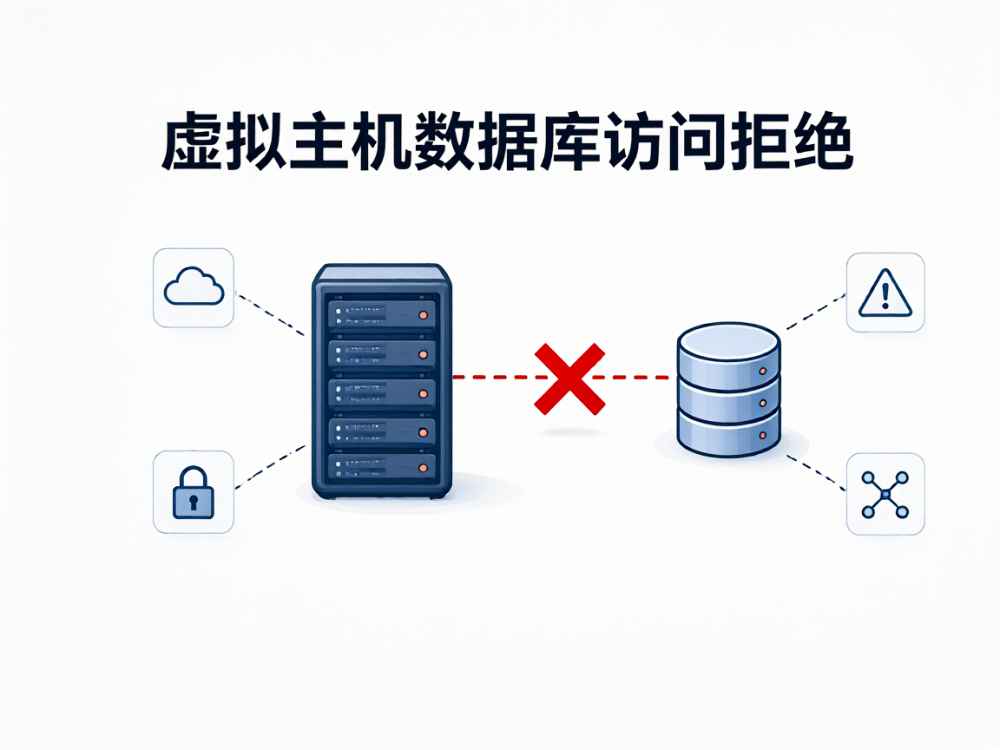 虚拟主机数据库访问拒绝