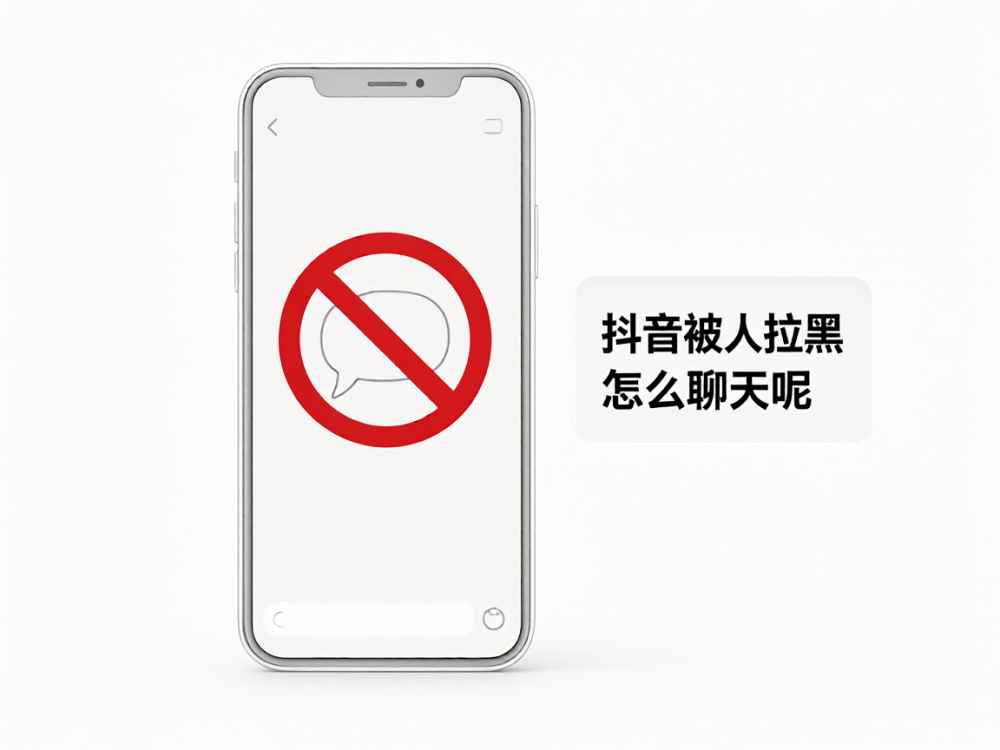 抖音被人拉黑怎么聊天呢